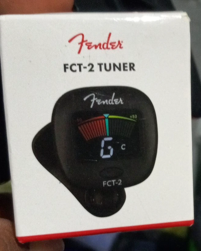 instrumentos musicales - Sintonizador con clip Fender FCT-2 3