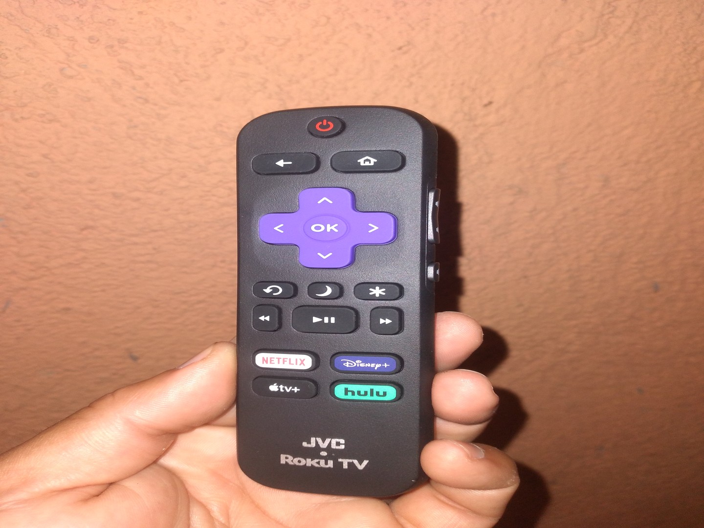 tv - Control remoto JVC ROKU TV incorporado para todos los Roku TV
