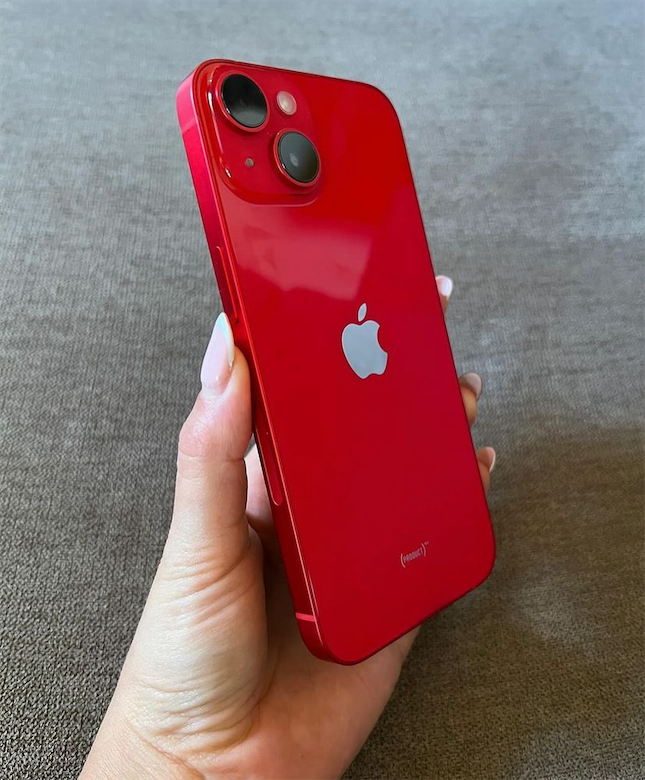 celulares y tabletas - iPhone 14 128GB color rojo Desbloqueado como nuevo - Tienda Física 