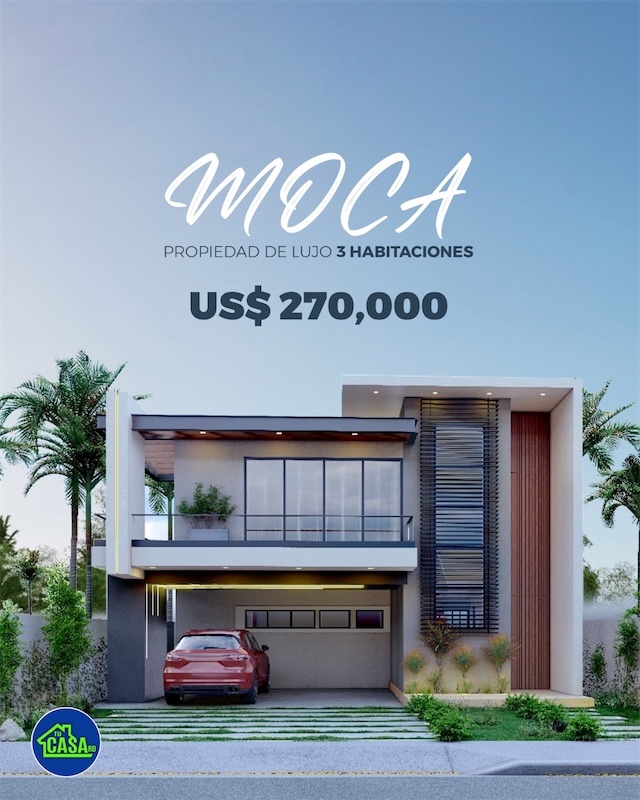 casas - 🏡Casa en planos, Residencial cerrado. 📍Moca🤩