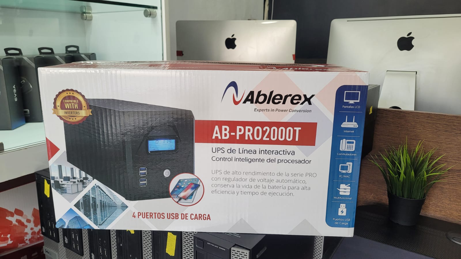 computadoras y laptops - Ups Ablerex Capacidad 2000VA / 1200W 1