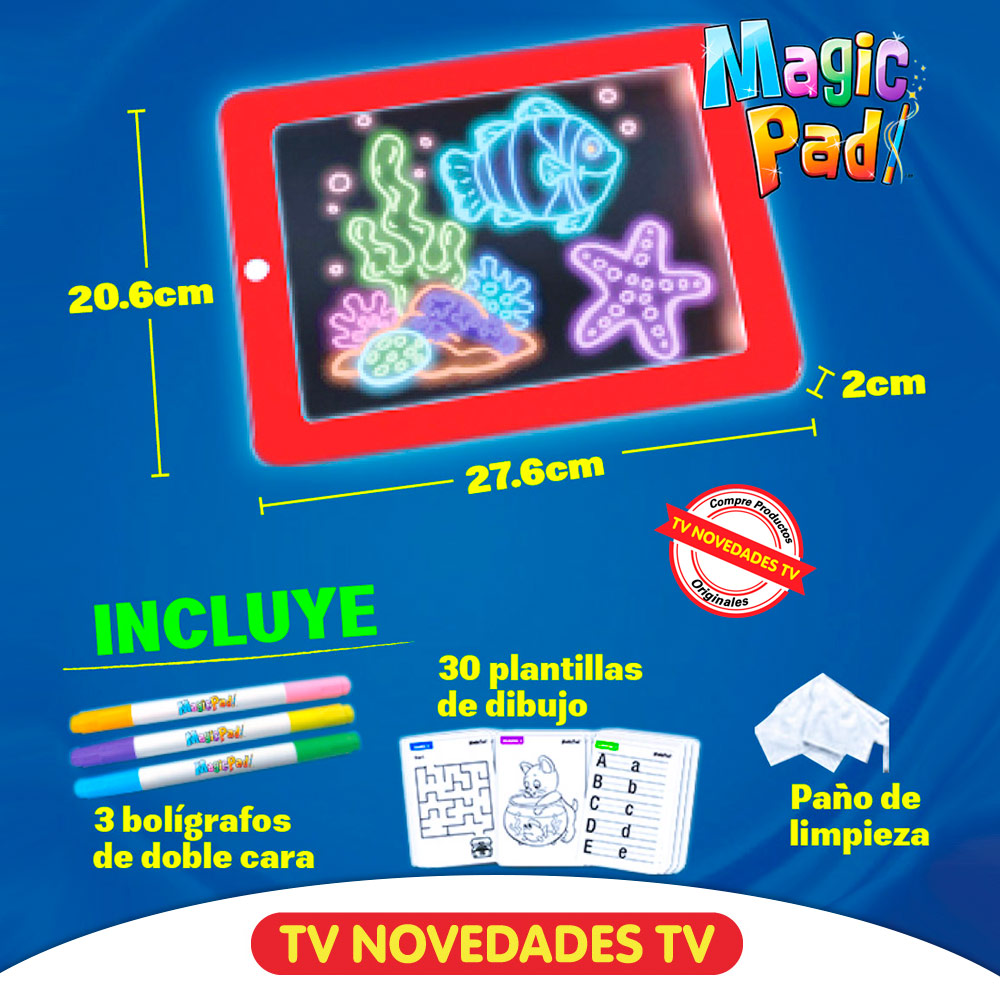 juguetes - PIZARRA DE DIBUJO PARA NIÑOS MAGIC PAD  5