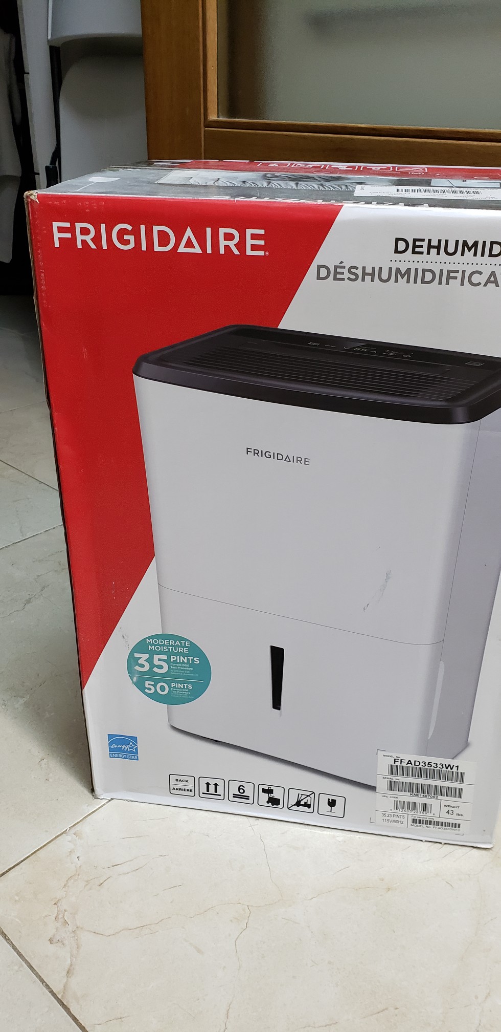 electrodomesticos - Deshumidificador Frigidaire 35 pint 1