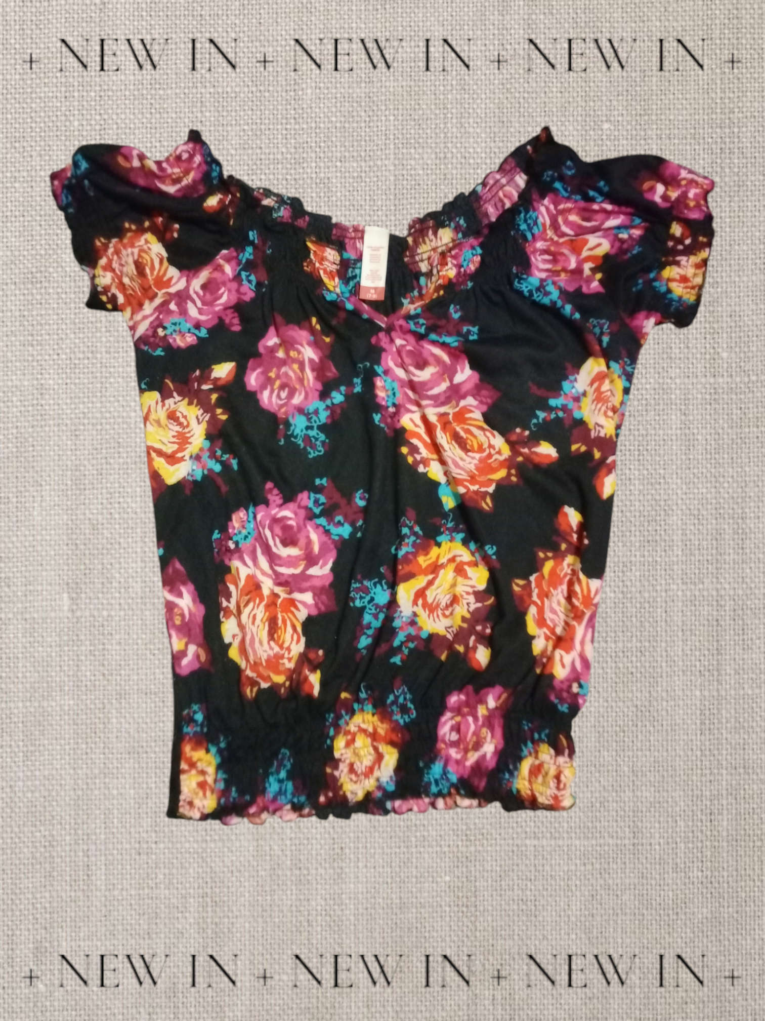 ropa para mujer - blusa estampada negra 