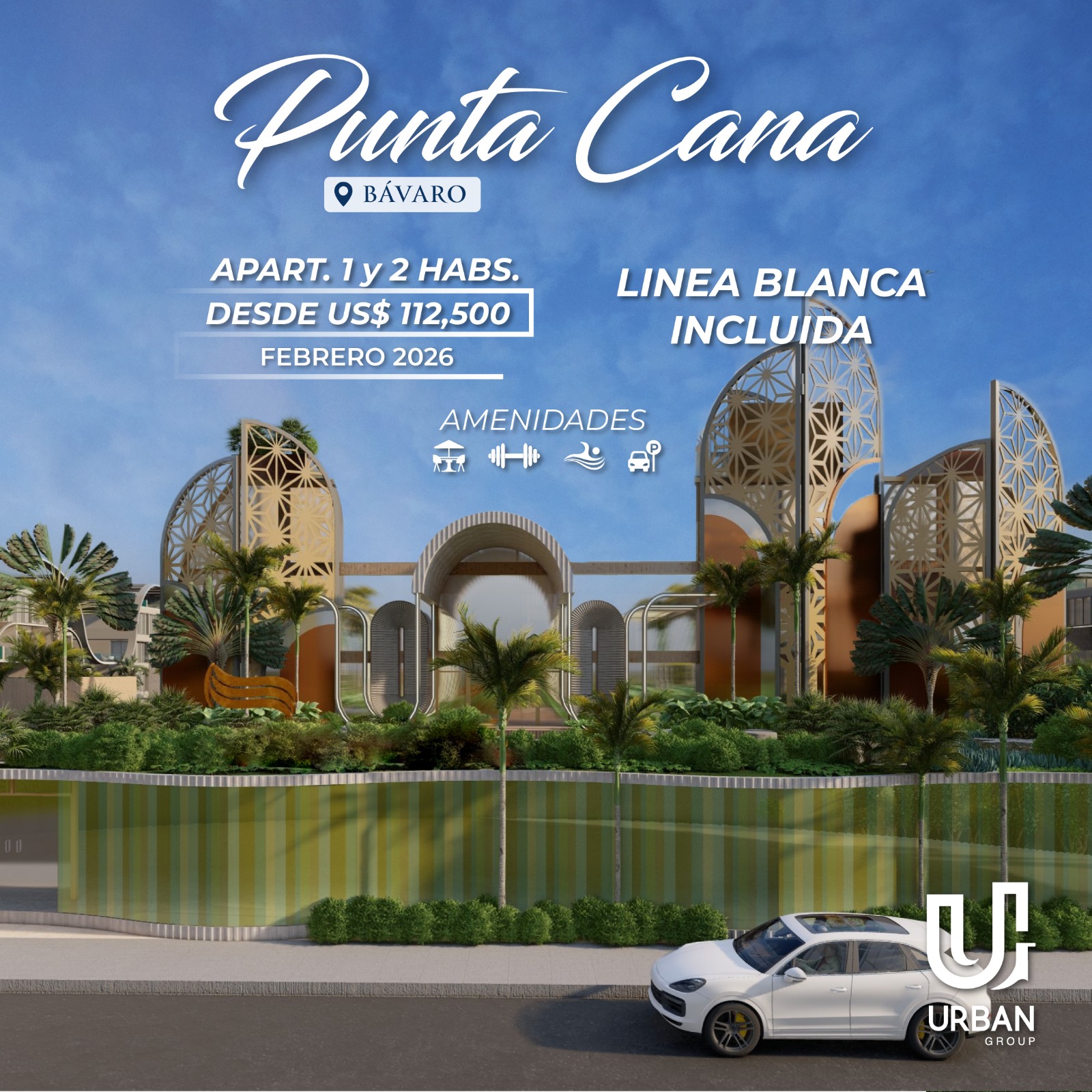 apartamentos - Apartamentos con Linea Blanca en Punta Cana 2