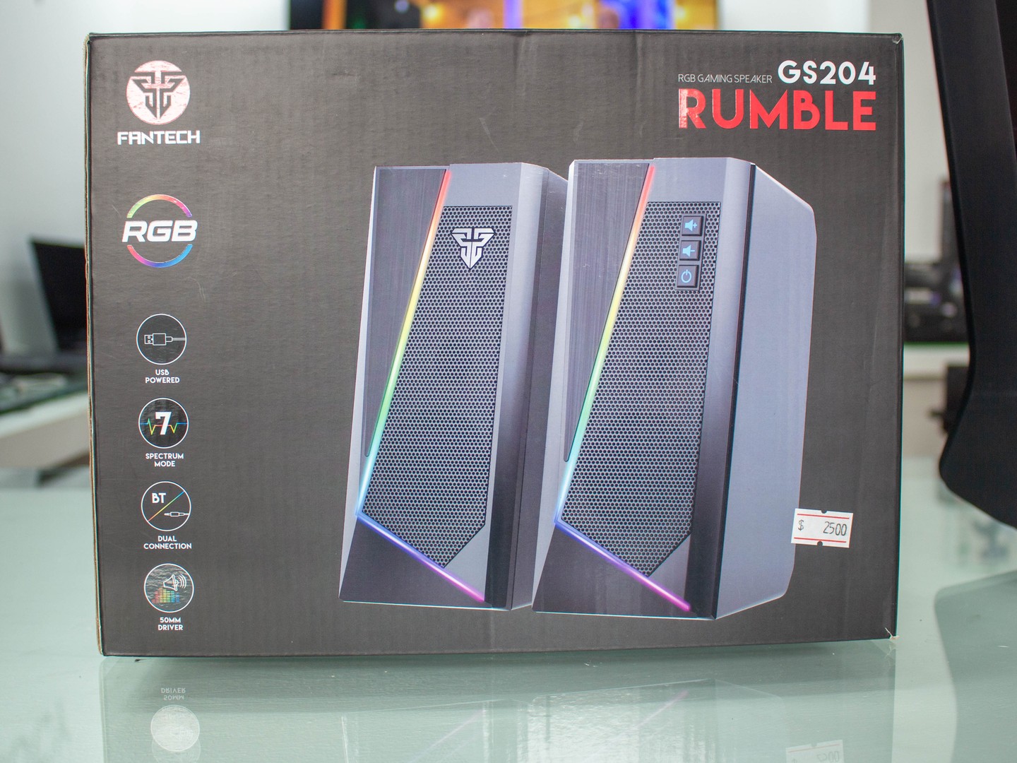 camaras y audio - Bocina Fantech Rumble Bluetooth RGB GS204