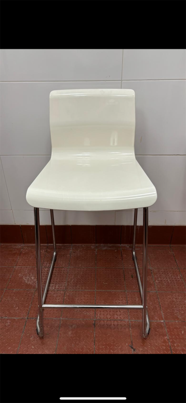 muebles y colchones - Taburetes blancos 