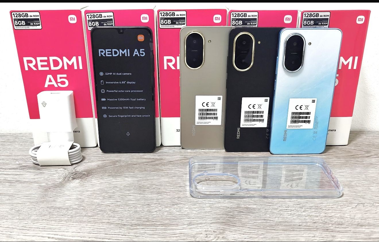 celulares y tabletas - REDMI A5 2025 DE 128GB 8GB RAM NUEVO DE CAJA #desbloqueado
