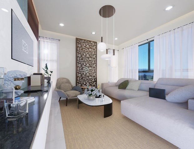 apartamentos - Proyecto en venta Punta Cana  #24-229 un dormitorio, piscina, balcón, terraza.
