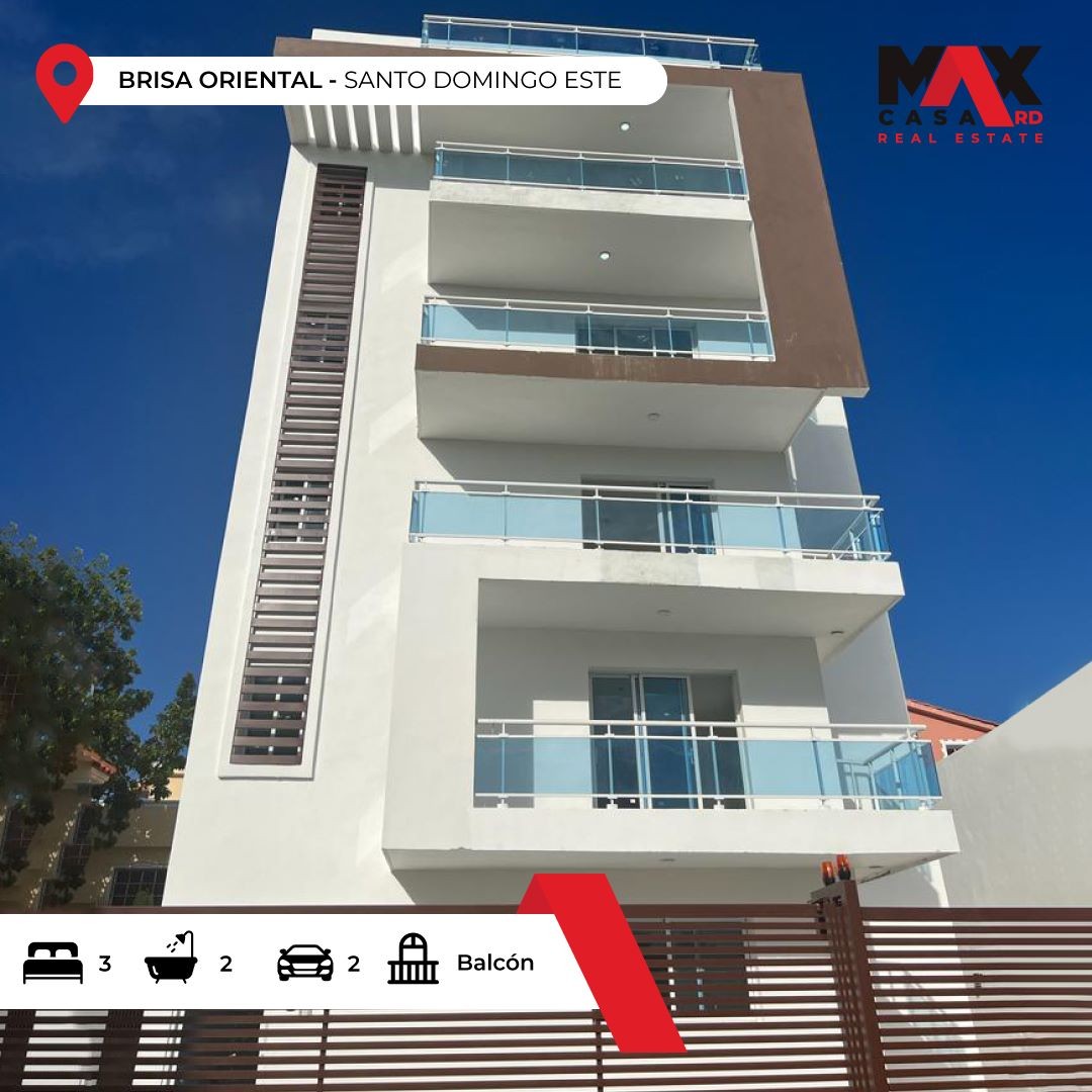 apartamentos - HERMOSO APARTAMENTO LISTO PARA ENTREGA UBICADO EN BRISA ORIENTAL, SAN ISIDRO