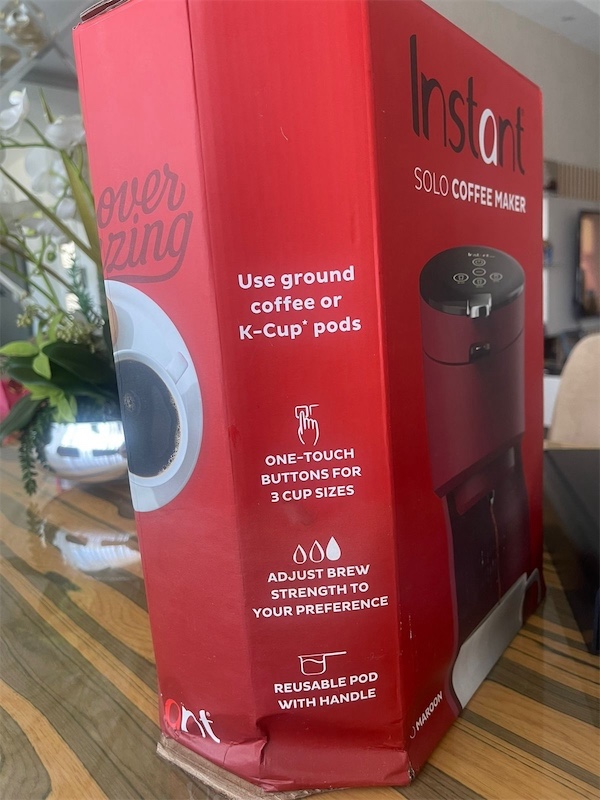 electrodomesticos - Cafetera máquina de café con cápsulas Instant 

