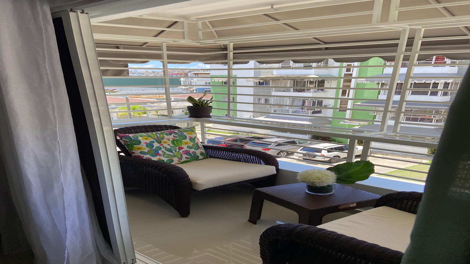 apartamentos - Apartamento amueblado en alquiler en Santo Domingo oeste