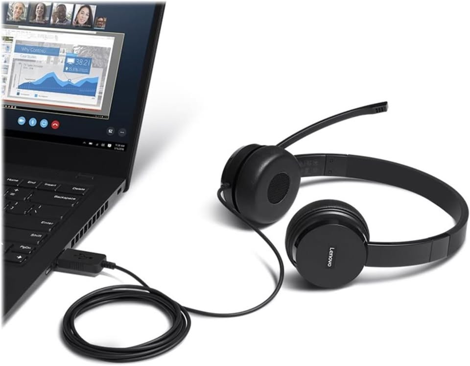 otros electronicos - Lenovo USB Headsets