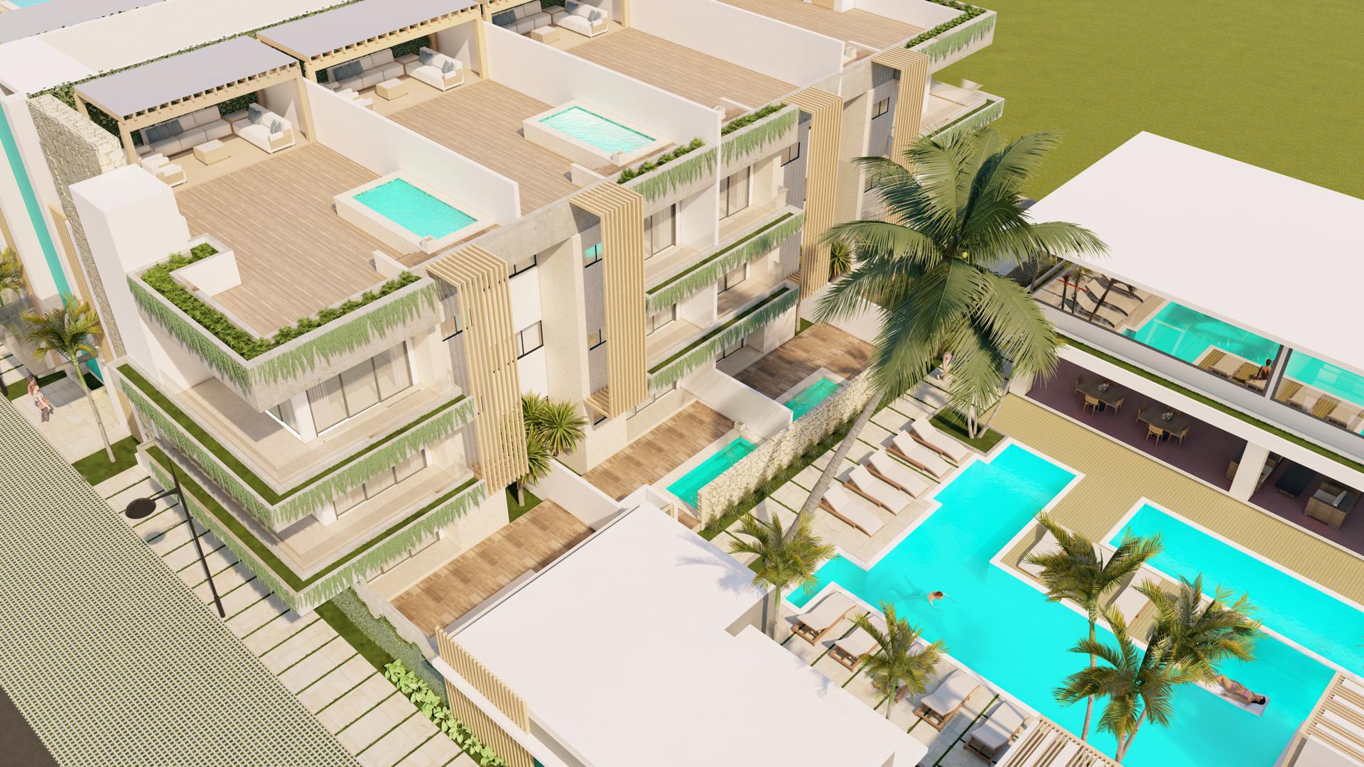 apartamentos - APARTAMENTO DE 1 Y 2 HABITACIONES EN PUNTA CANA 1