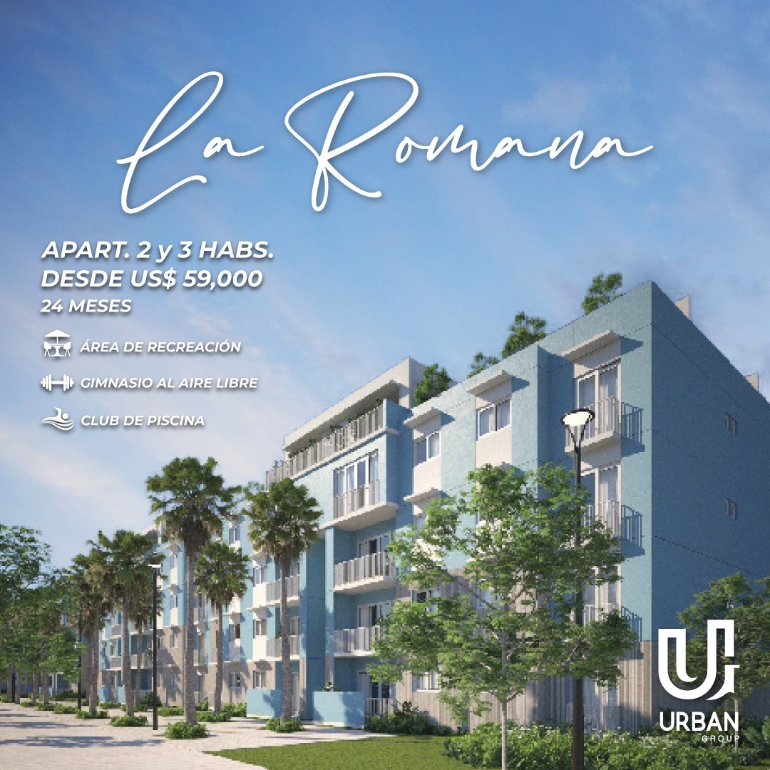 apartamentos - Apartamentos de 2 & 3 Habitaciones desde US$59,000 En La Romana 1