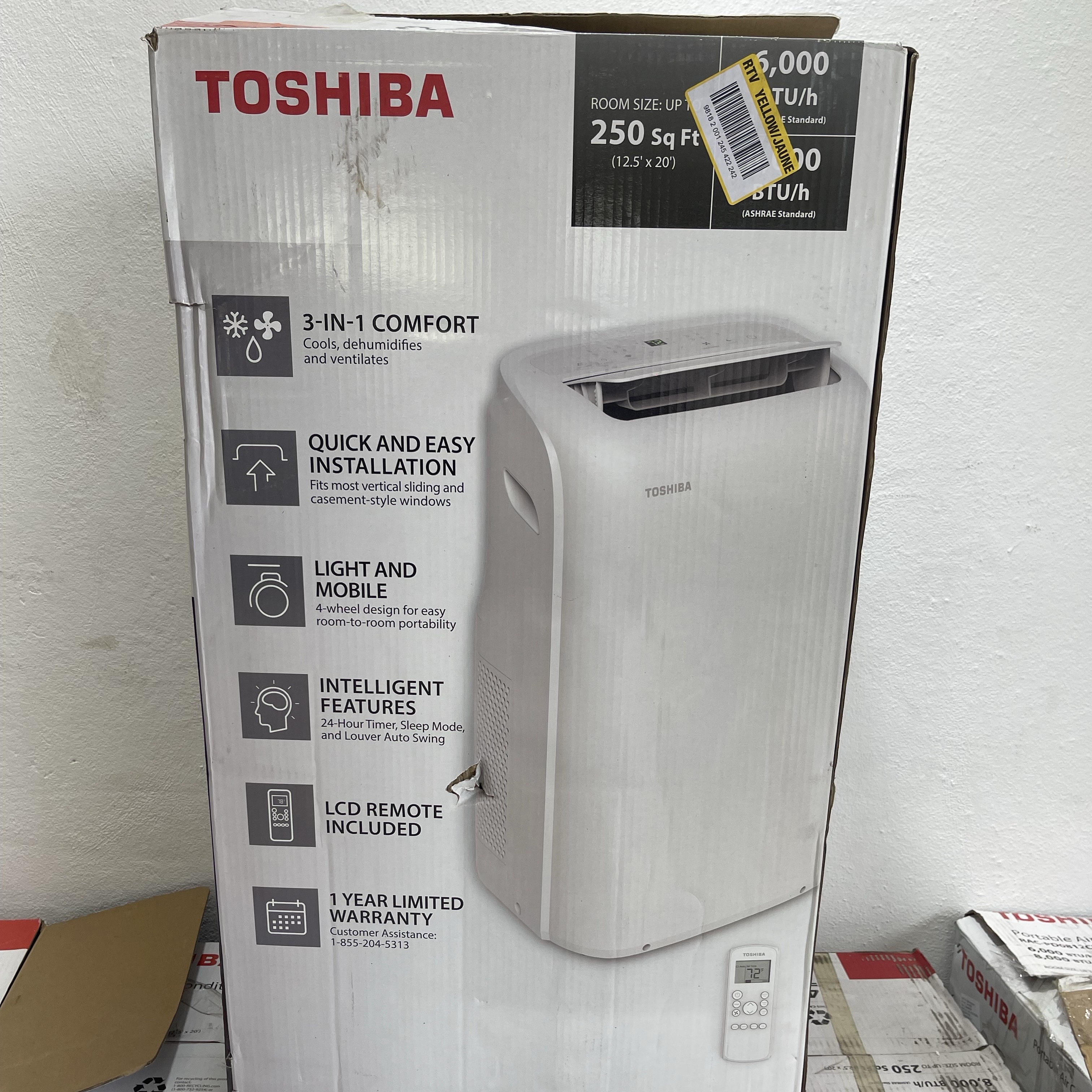 aires acondicionados y abanicos - Aire Acondicionado portátil 8,000btu