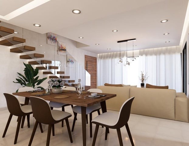 apartamentos - Proyecto en venta Punta Cana  #24-229 un dormitorio, piscina, balcón, terraza.
 2