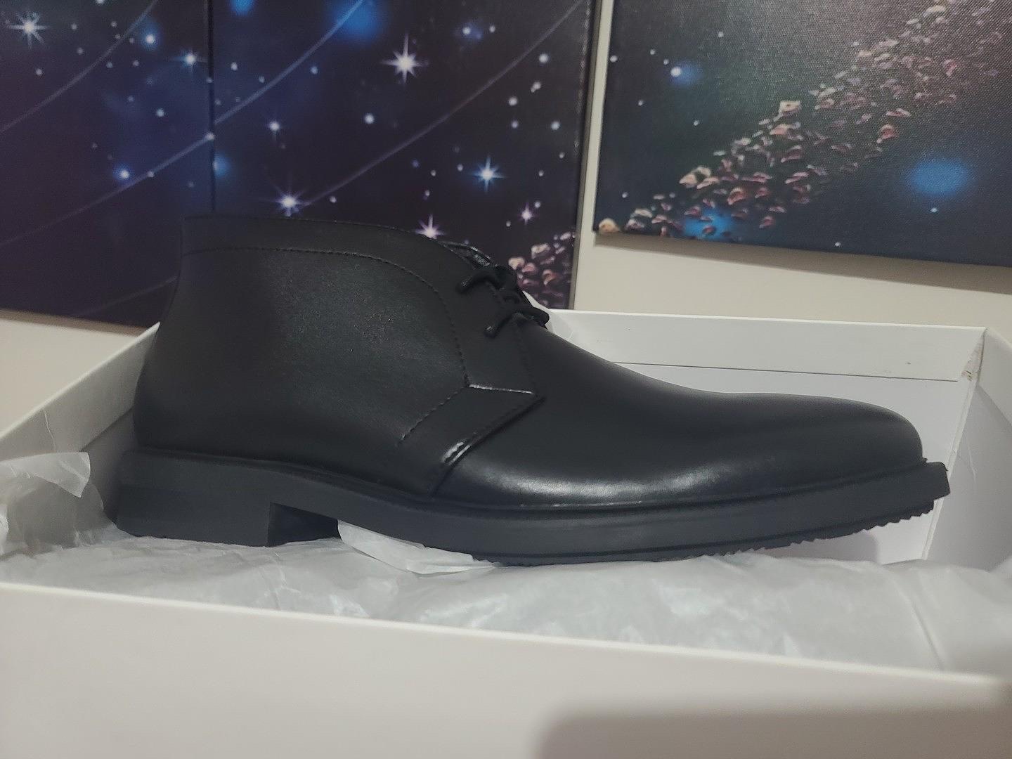 zapatos para hombre - Calvin Klein Botas de piel de becerro 0