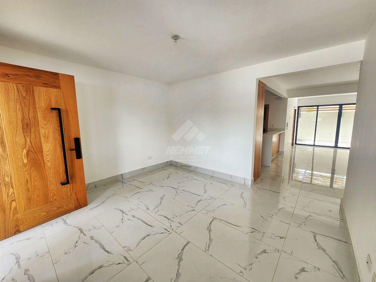 apartamentos - APARTAMENTO NUEVO EN RENTA PRIMER PISO CON PATIO EN JARDINES DEL ESTE SANTIAGO 1