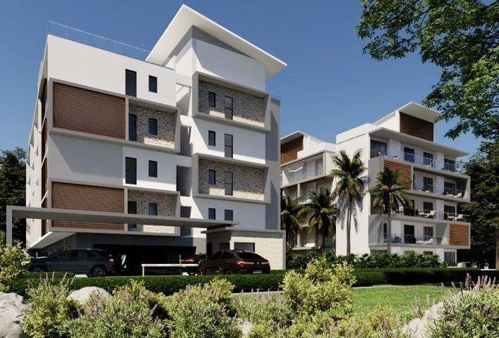 apartamentos - Proyecto en venta Punta Cana #24-1330 tres dormitorios, cocina con desayunador. 5
