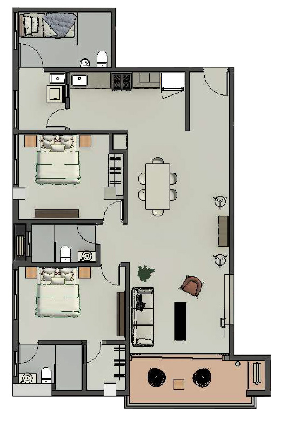 apartamentos - PROYECTO DE APARTAMENTOS ARROYO HONDO VIEJO