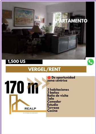 apartamentos - Hermoso a partamento de 3 h 0