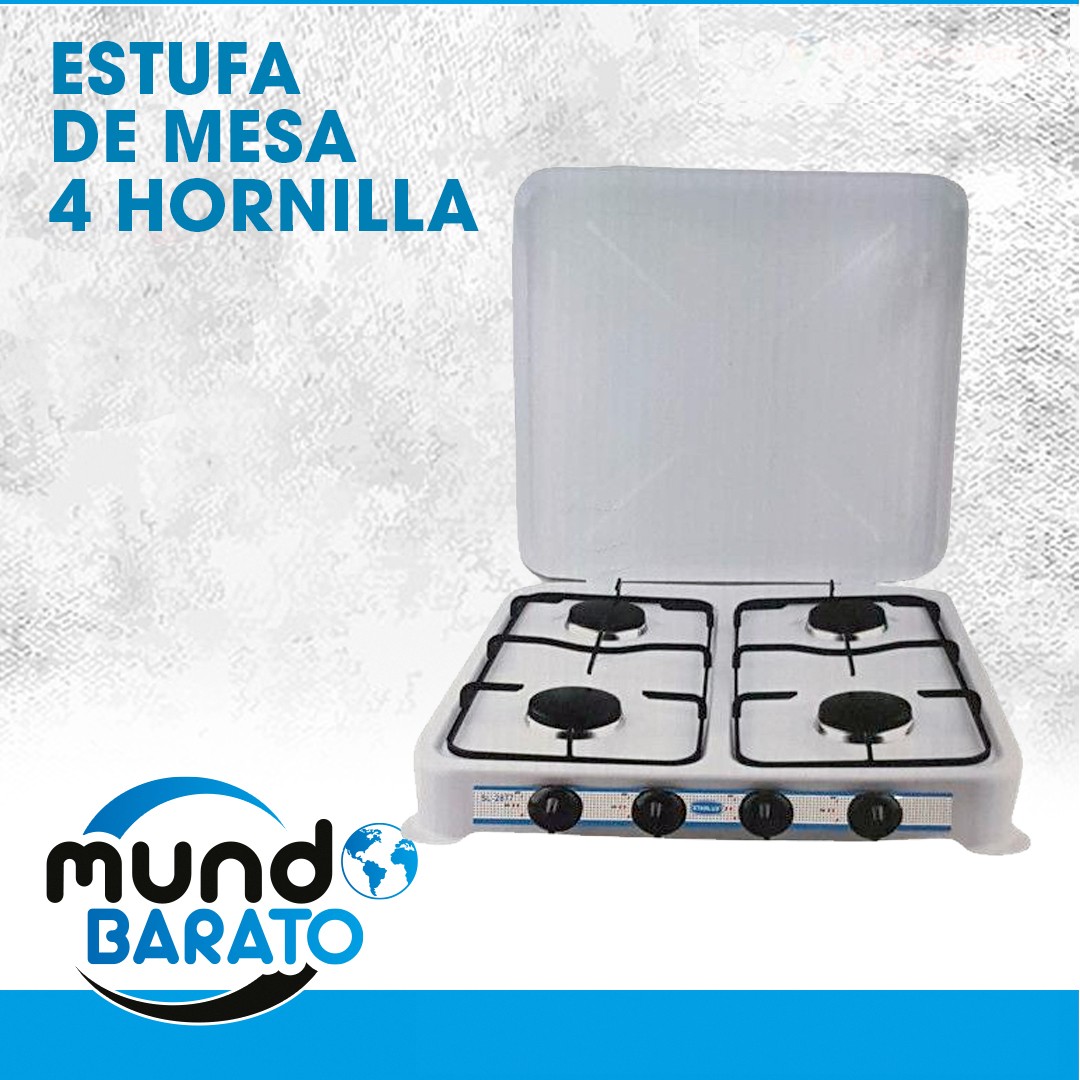 cocina - Estufa De Mesa A Gas 4 Hornillas Cocina 0