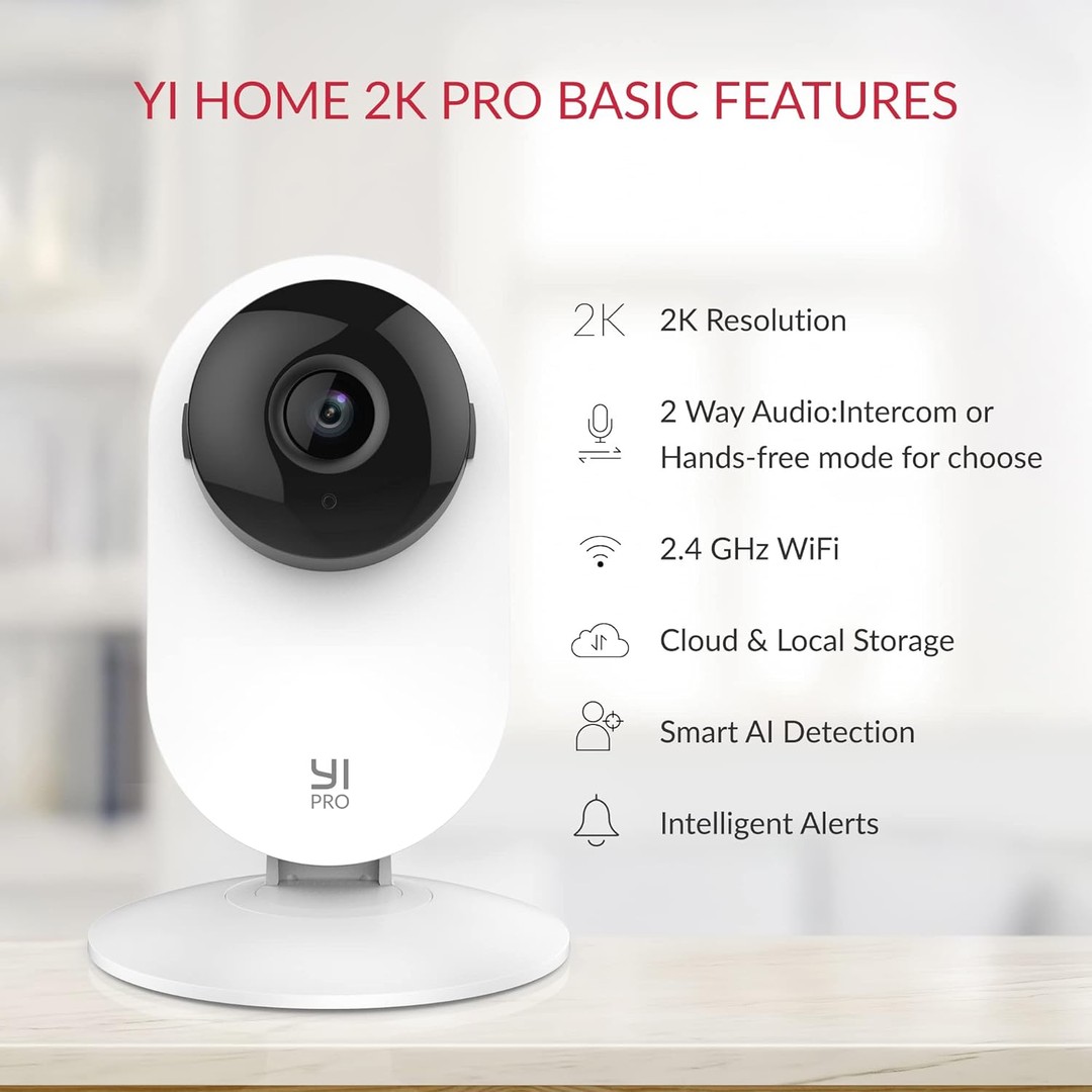 camaras y audio - (2 Unidades) Camara de Seguridad Wifi 2K 3MP Full HD, Vision Nocturna 2