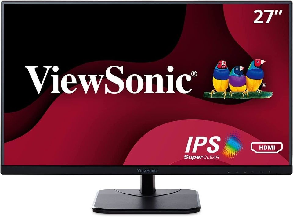 otros electronicos - ViewSonic Monitor VA2756-MHD IPS 1080p de 27 pulgadas con biseles ultrafinos, H