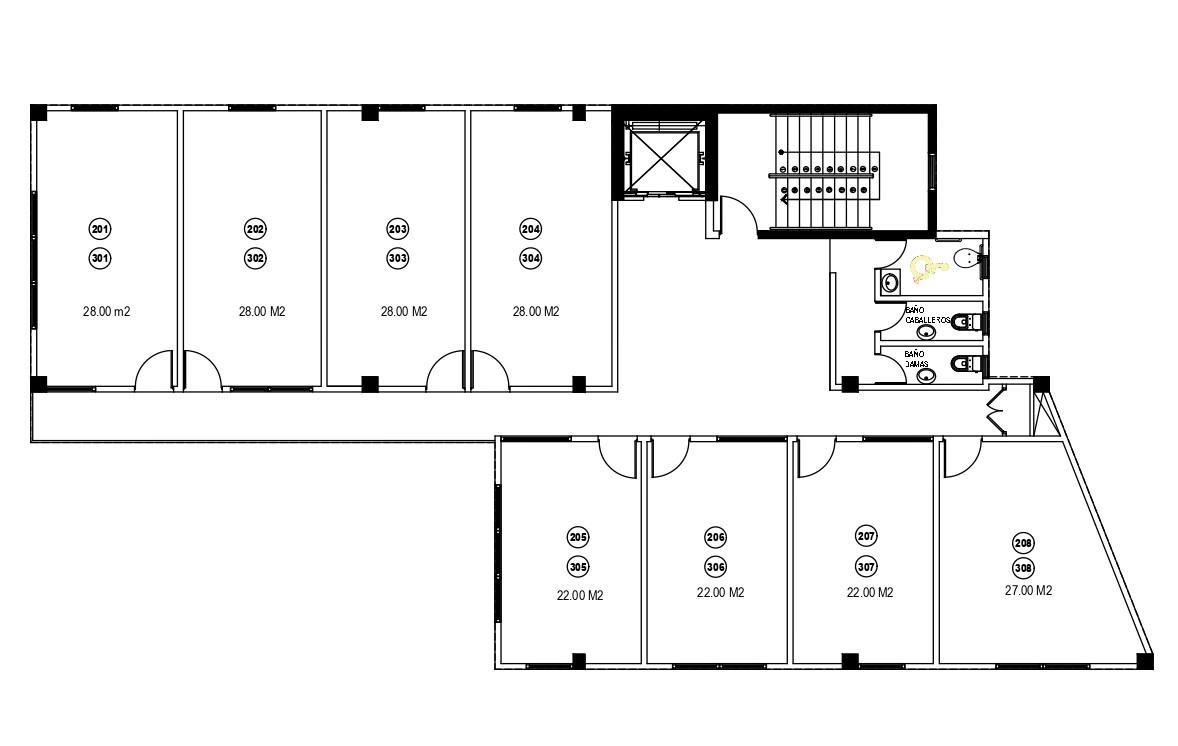 apartamentos - Amplios locales para oficina en venta en Ensanche Miraflores 1