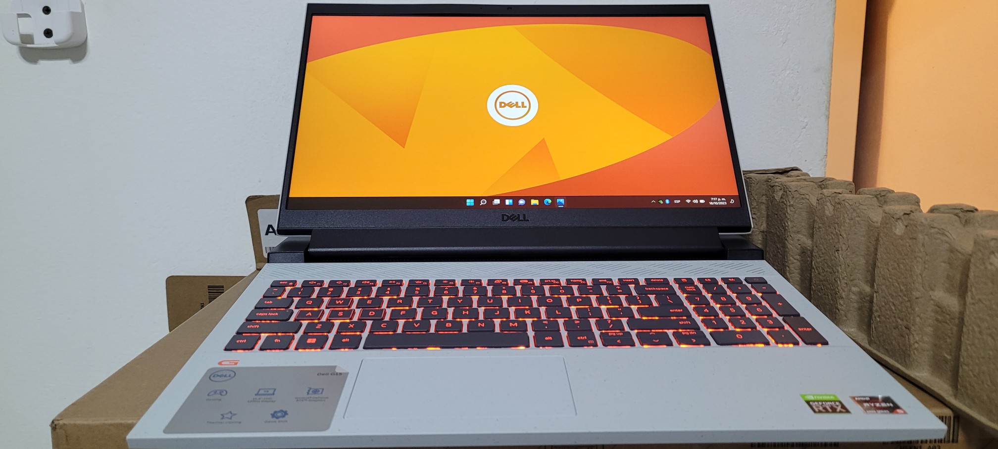 computadoras y laptops - Laptop Dell G15 15.6 Ryzen 5 4.50ghz Ram 16gb Disco SSD 1TB nVidea RTX 3050 4GB