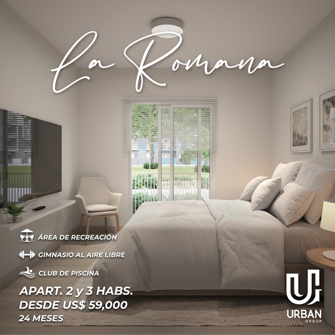 apartamentos - Apartamentos de 2 & 3 Habitaciones desde US$59,000 En La Romana 3