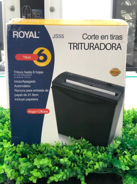 impresoras y scanners - Trituradora de papel en tiras tritura hasta 6 hojas en una sola pasada