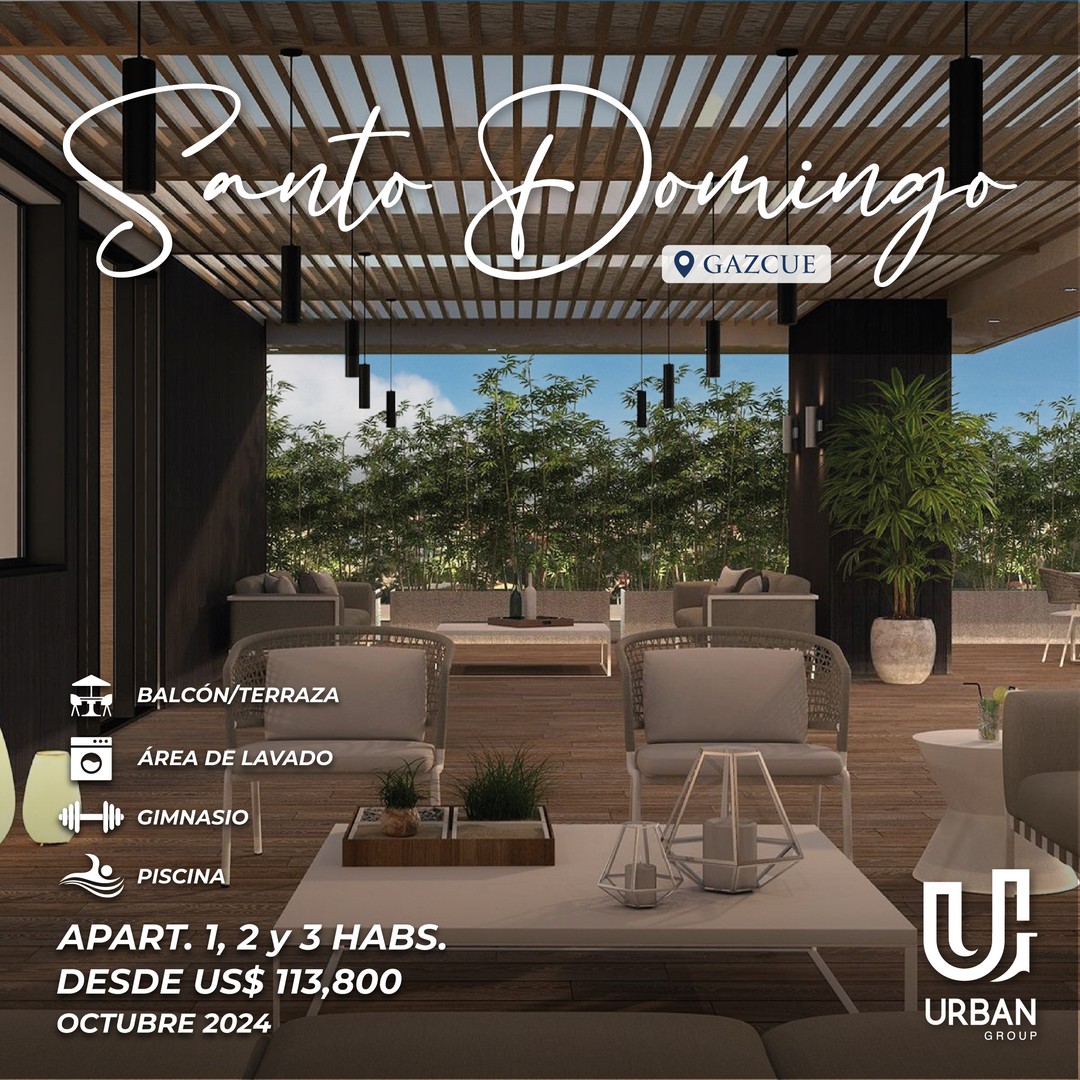 apartamentos - Apartamentos de 1, 2 y 3 Habitaciones desde US$113,800 en Gazcue 2