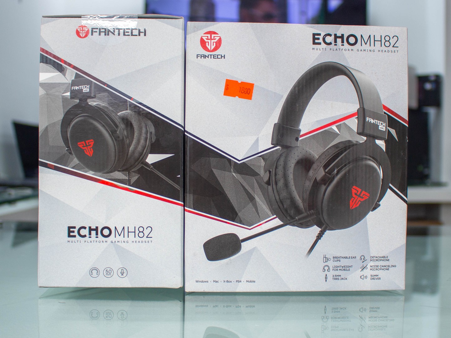 camaras y audio - Headset Fantech Echo MH82/ Diseñado para un uso prolongado/ Micrófono desmonta