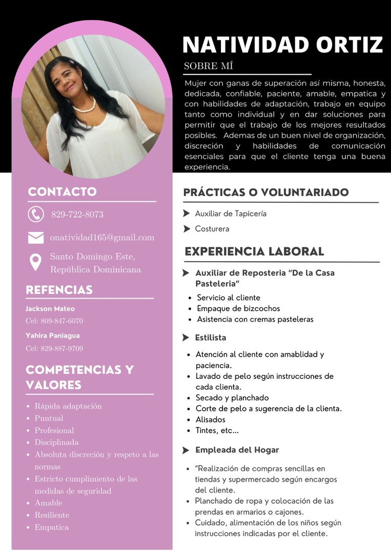 candidatos - CANDIDATA A EMPLEO