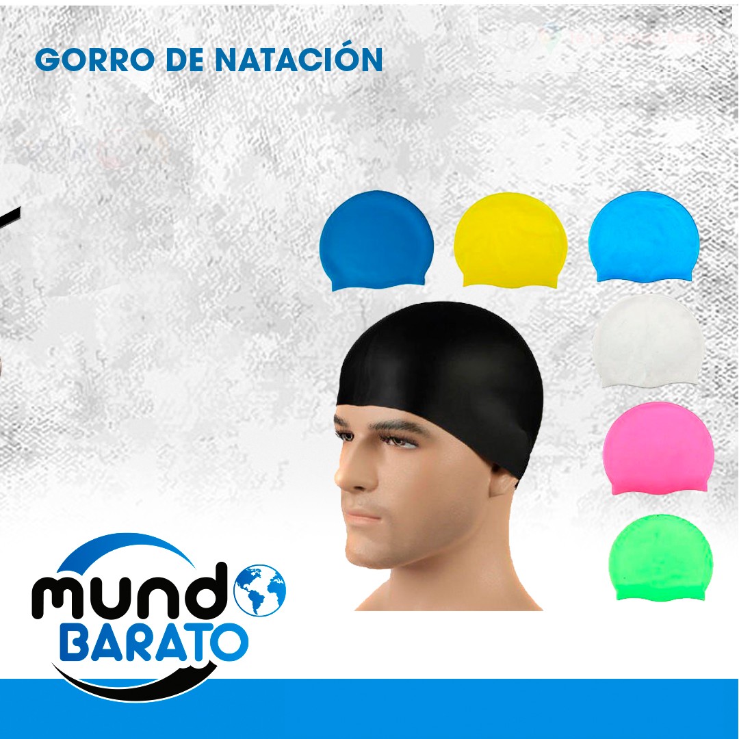 deportes - Gorros de natación para cabello largo silicon duradero excelente calidad 0