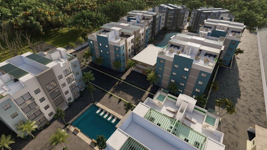 apartamentos - Proyecto en venta Punta Cana #24-1475 tres dormitorios, piso medio, piscina.
 6