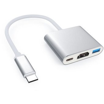 computadoras y laptops - ADAPTADOR USB TIPO -C  A HDMI/USB /USB- C HEMBRA REF-JACL A007 0