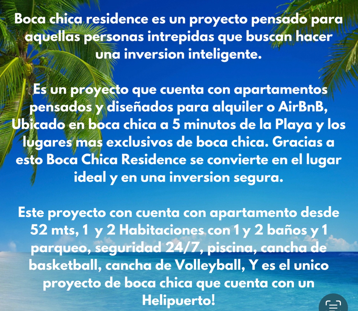 apartamentos - Venta de apartamentos en boca chica zona turística piscina y cerca de la playa  1