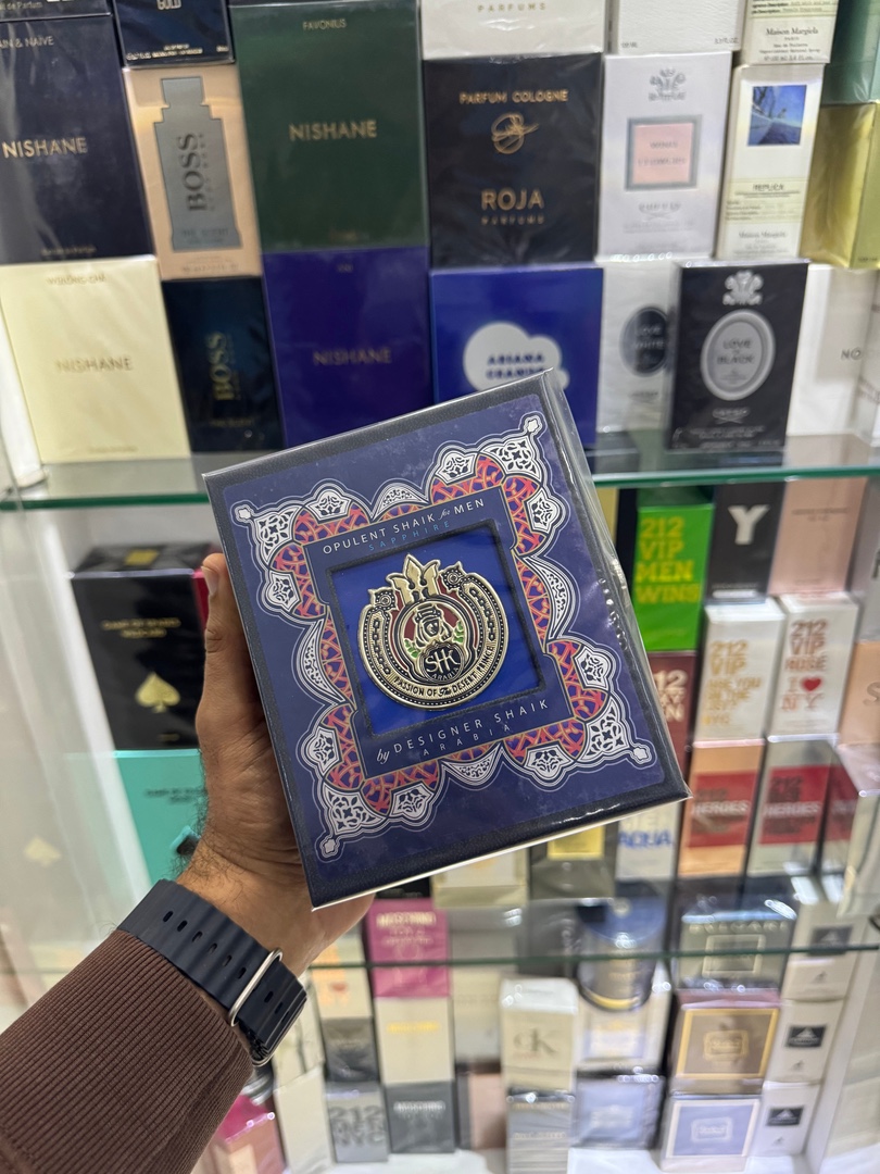 joyas, relojes y accesorios - Perfumes Opulent Shaik Sapphire by Arabian 100ML Nuevo, Originales, RD$ 15,500 N