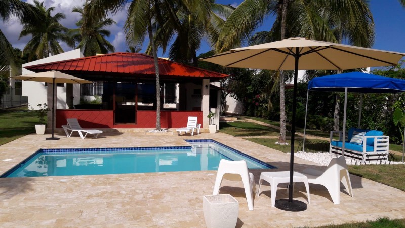 casas vacacionales y villas - Vendo villa en boca chica próximo a la playa  8