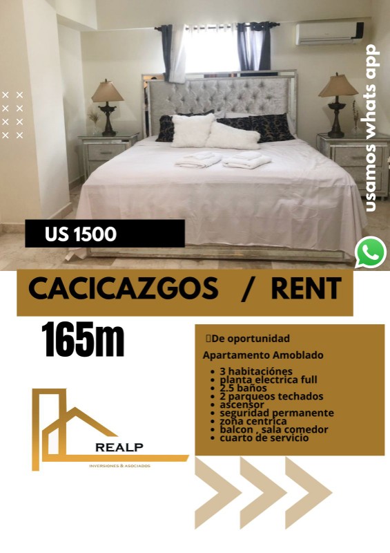 apartamentos - Apto amoblado cacicazgos 0