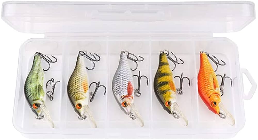 hobby y coleccion - KIT DE SENUELOS 5 PECES