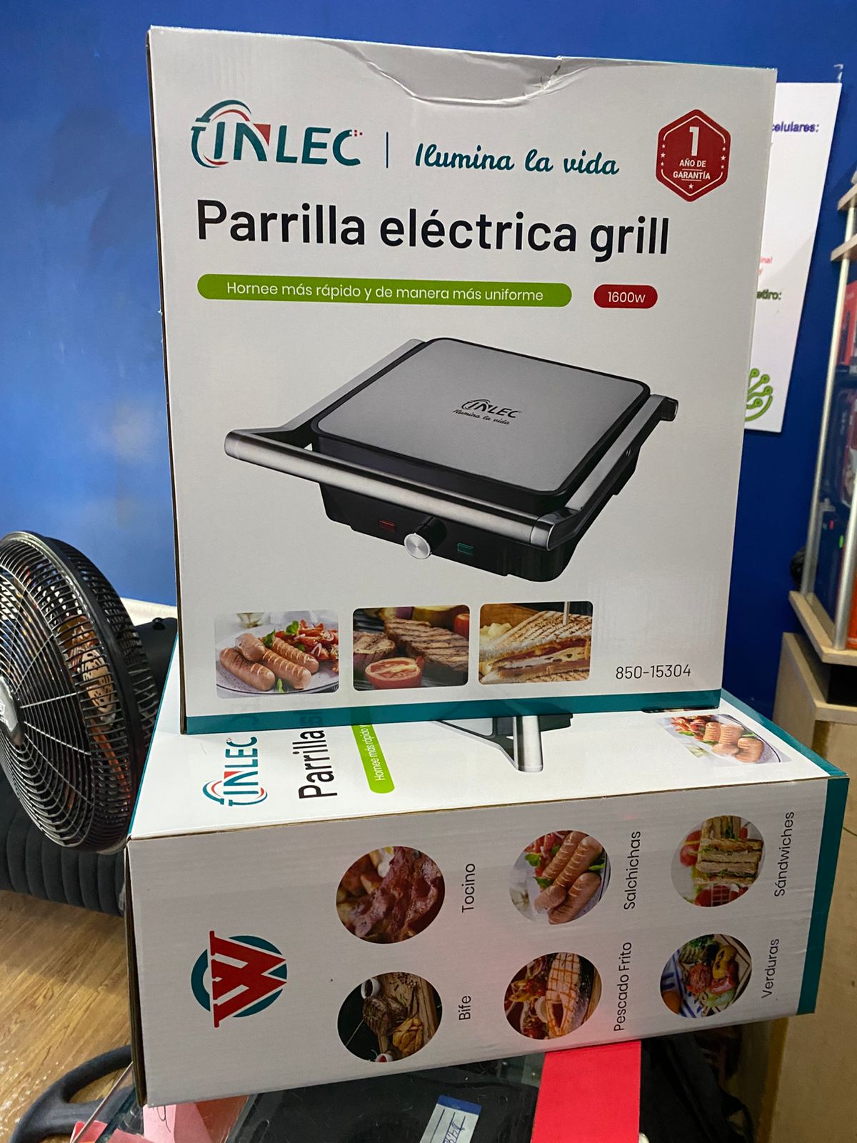 celulares y tabletas - tostadora plancha grande winlec  0