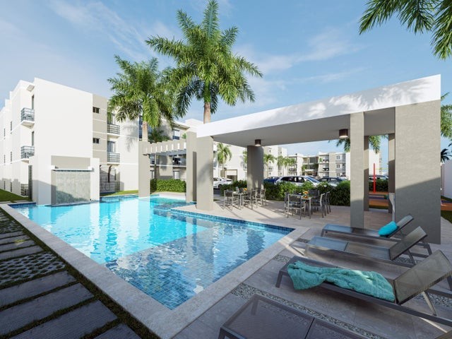 apartamentos - Proyecto en venta Punta Cana #23-312 tres dormitorios, gimnasio, piscina.
 4