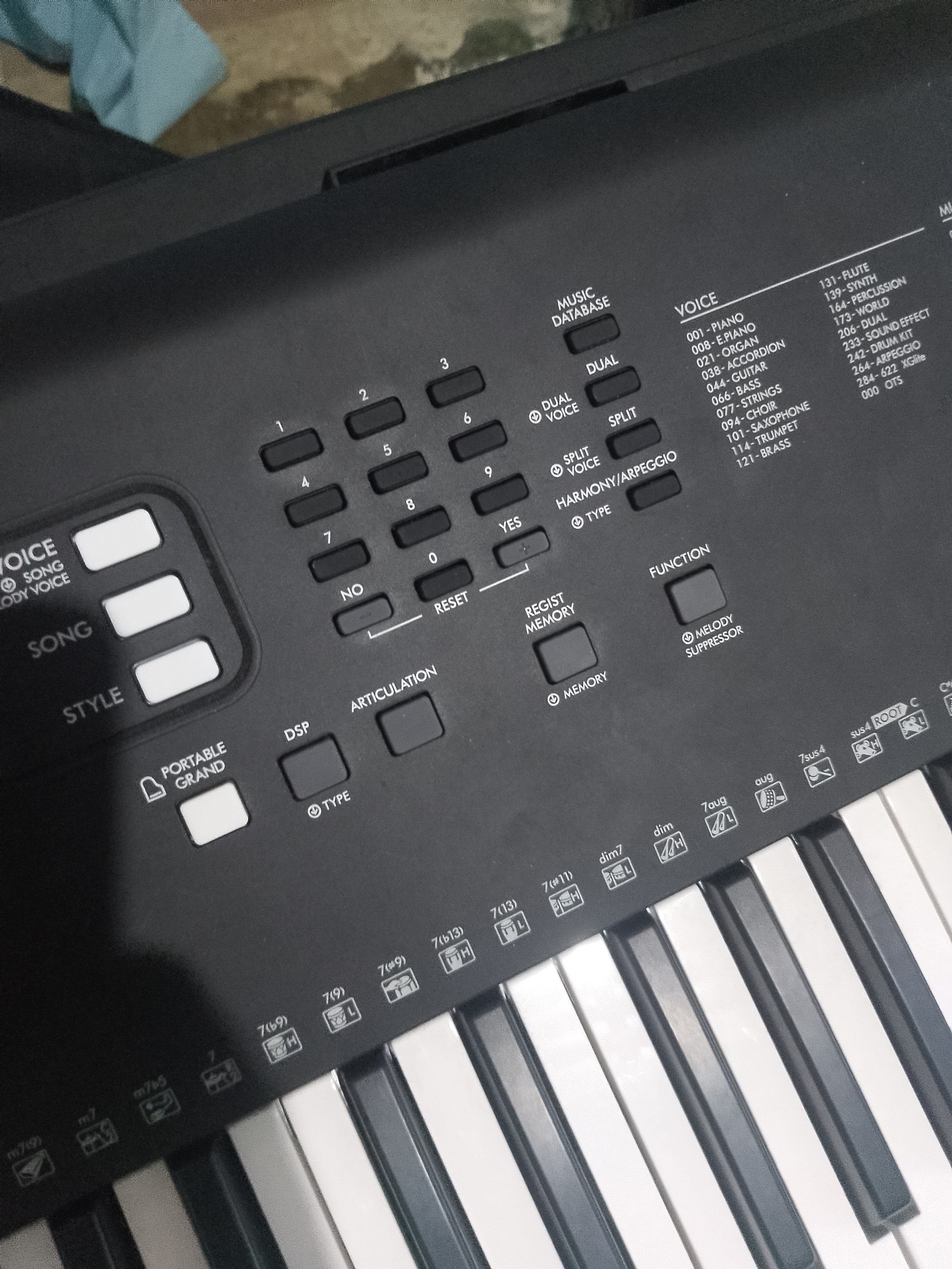 instrumentos musicales - Piano Yamaha PSR-Ew310 (76 teclas) 2