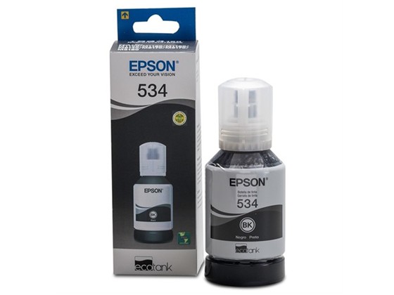 impresoras y scanners - BOTELLA DE TINTA EPSON T534 NEGROPARA IMPRESORAS M1120, M2140, M2170, M1180, 