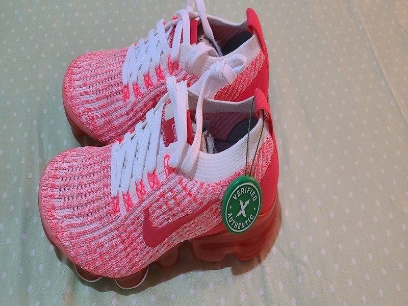 ropa y zapatos - Nike w air vapormax flyknit 3 white/red US WMN SZ7.  Nuevos. 