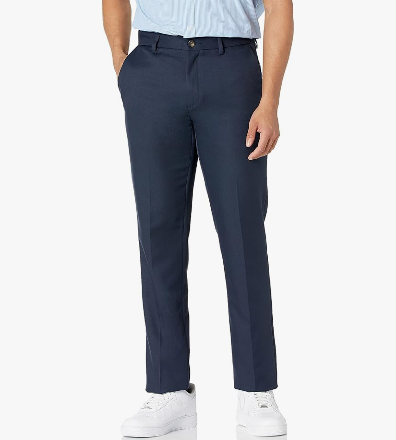 ropa para hombre - Pantalón de vestir azul marino 